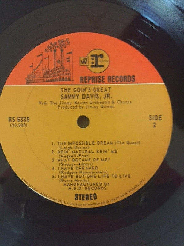 Sammy Davis Jr. : The Goin's Great (LP,Album)