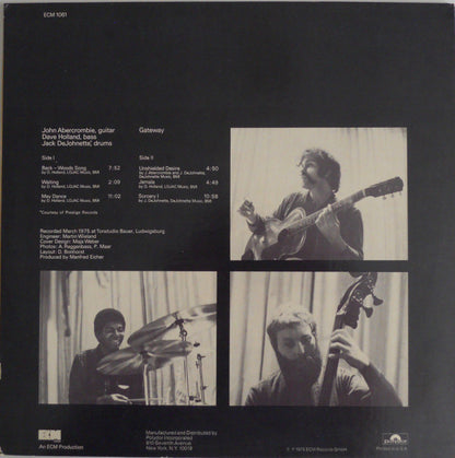 John Abercrombie / Dave Holland / Jack DeJohnette : Gateway (LP,Album)