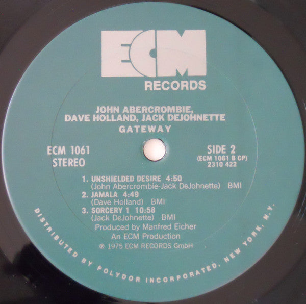 John Abercrombie / Dave Holland / Jack DeJohnette : Gateway (LP,Album)