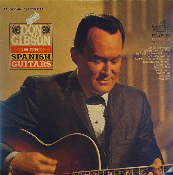 Don Gibson : Don Gibson With Spanish Guitars (LP,Album,Stereo)