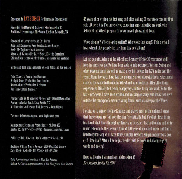 Ray Benson : Beyond Time (HDCD,Album)