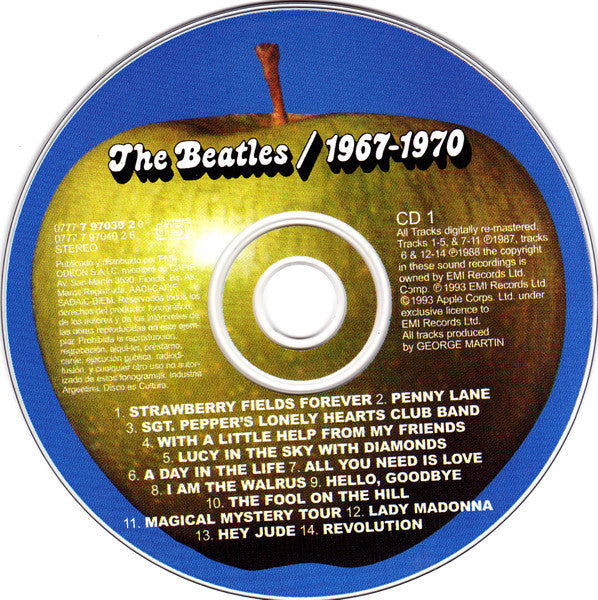 Beatles, The : 1967-1970 (Compilation,Reissue)