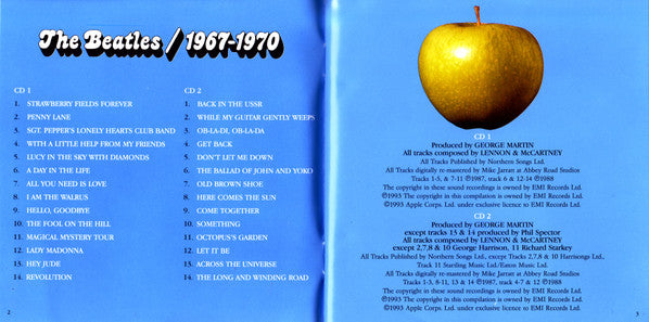Beatles, The : 1967-1970 (Compilation,Reissue)