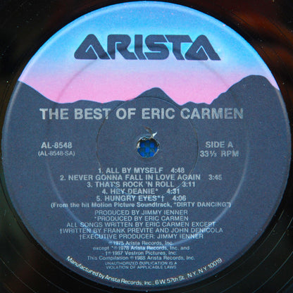 Eric Carmen : The Best Of Eric Carmen (LP,Compilation,Reissue,Stereo)