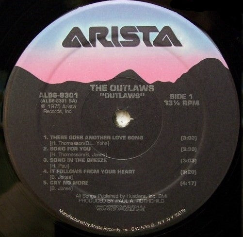 Outlaws : Outlaws (LP,Album,Reissue)