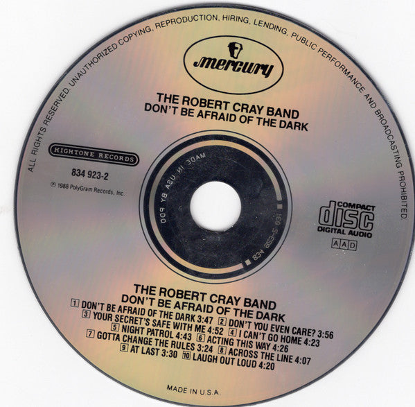 Robert Cray Band, The : Don't Be Afraid Of The Dark (Album,Stereo)