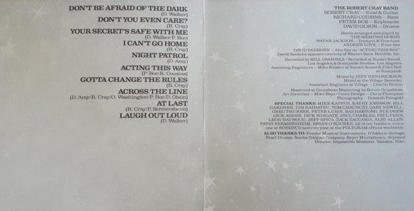 Robert Cray Band, The : Don't Be Afraid Of The Dark (Album,Stereo)