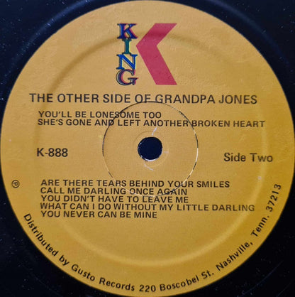 Grandpa Jones : The Other Side Of Grandpa Jones (LP,Reissue)