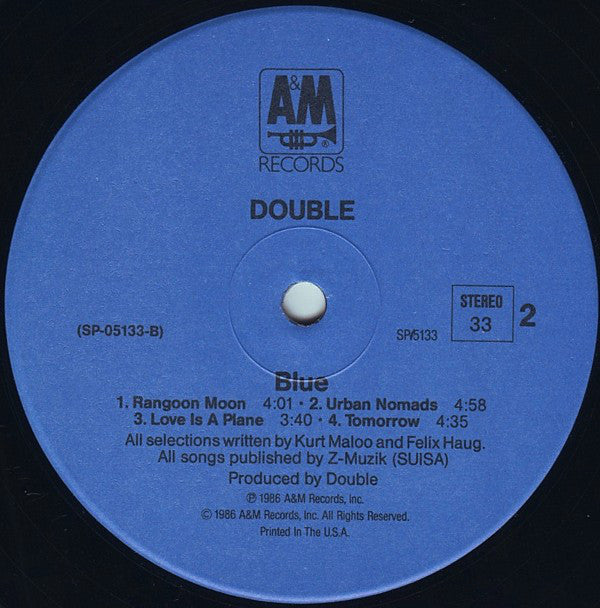 Double : Blue (LP,Album)