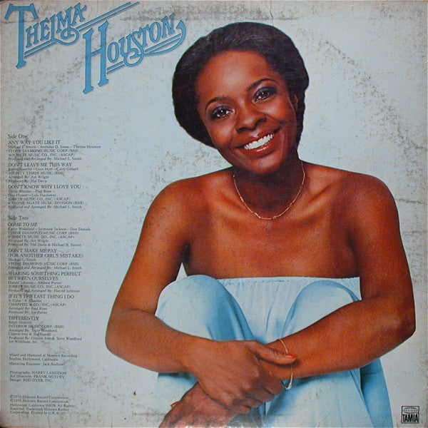 Thelma Houston : Any Way You Like It (LP,Album,Stereo)