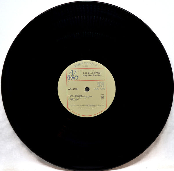 Bill Blue Band : Sing Like Thunder (LP,Album)
