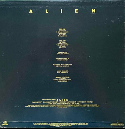 Jerry Goldsmith : Alien (Original Soundtrack From The Twentieth Century-Fox Film) (LP,Album,Reissue)