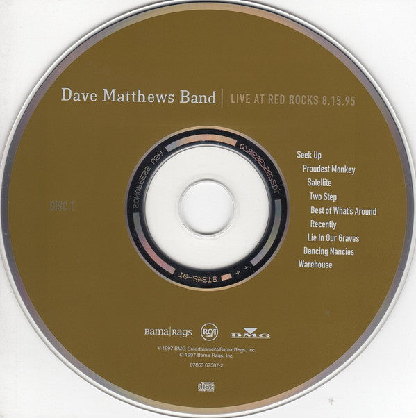 Dave Matthews Band : Live At Red Rocks 8.15.95 (Album)