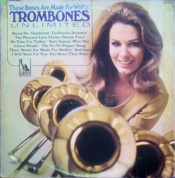 Trombones Unlimited : These Bones Are Made For Walkin' (LP,Album,Mono)