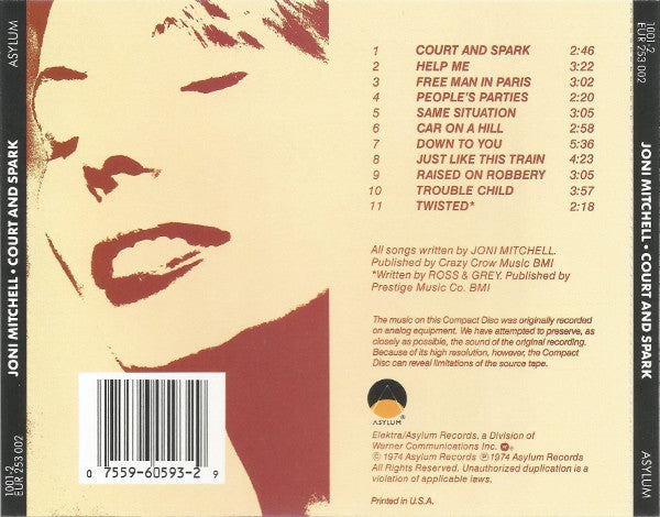 Joni Mitchell : Court And Spark (Album,Reissue)