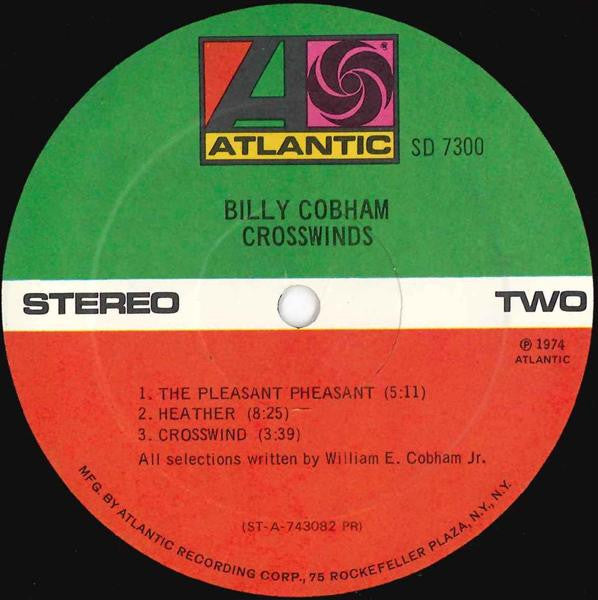 Billy Cobham : Crosswinds (LP,Album,Stereo)