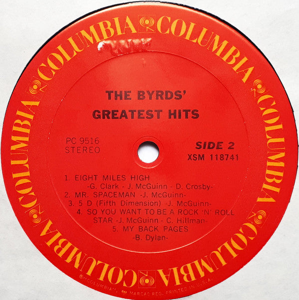 Byrds, The : Greatest Hits (LP,Compilation,Reissue,Stereo)