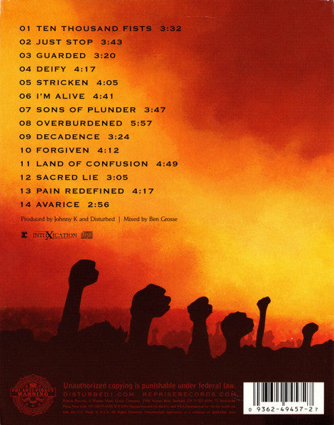 Disturbed : Ten Thousand Fists (Album,Limited Edition)