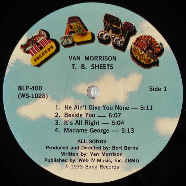 Van Morrison : T.B. Sheets (LP,Reissue)