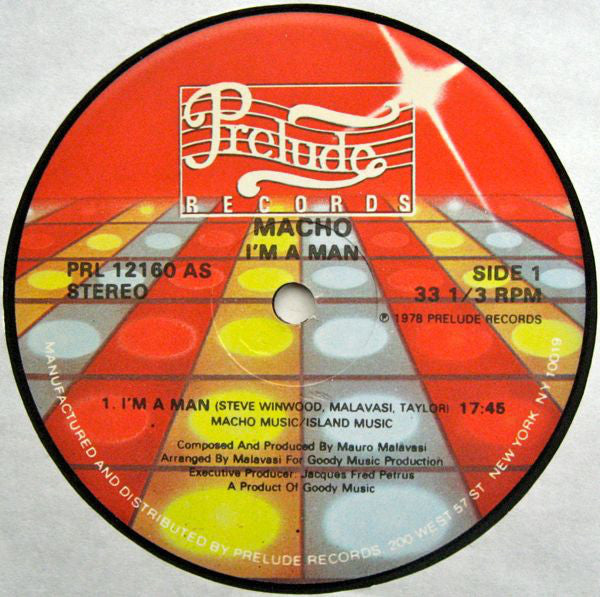 Macho : I'm A Man (LP,Album)