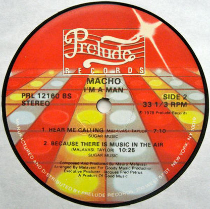 Macho : I'm A Man (LP,Album)