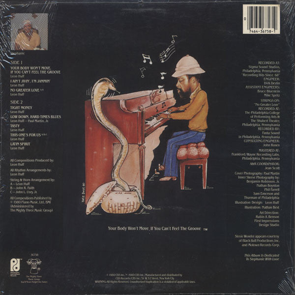 Leon Huff : Here To Create Music (LP,Album,Stereo)