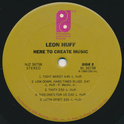 Leon Huff : Here To Create Music (LP,Album,Stereo)