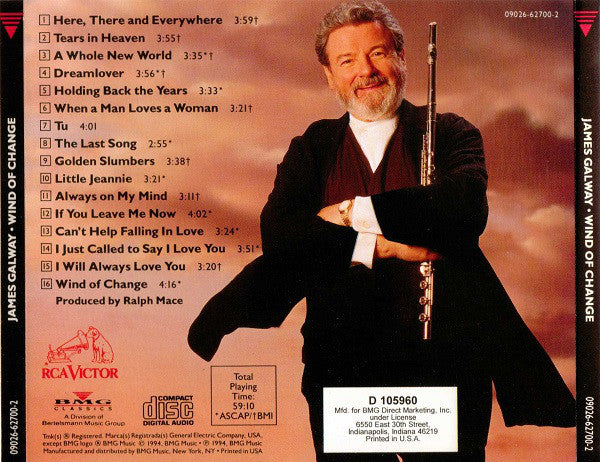 James Galway : Wind Of Change (Album,Club Edition)