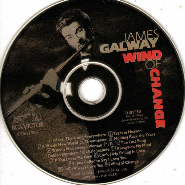 James Galway : Wind Of Change (Album,Club Edition)