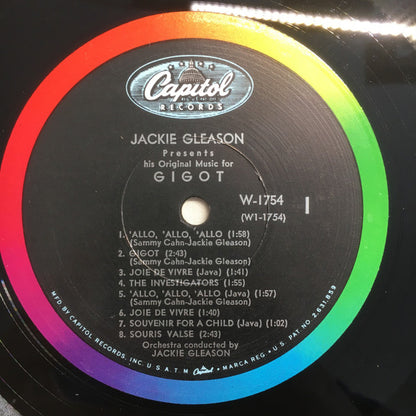 Jackie Gleason : Original Music For "Gigot" (LP,Album,Mono)