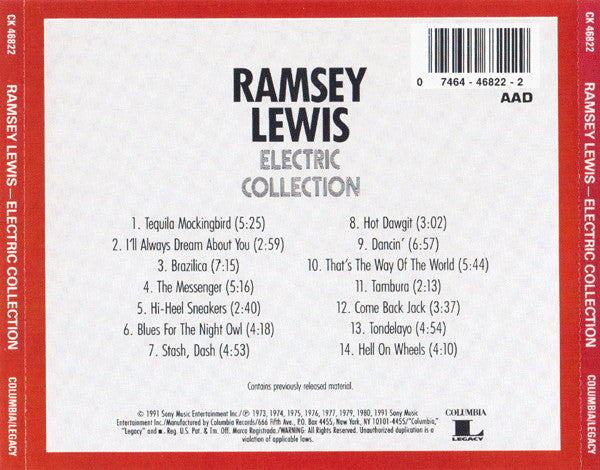 Ramsey Lewis : Electric Collection (Compilation,Remastered)