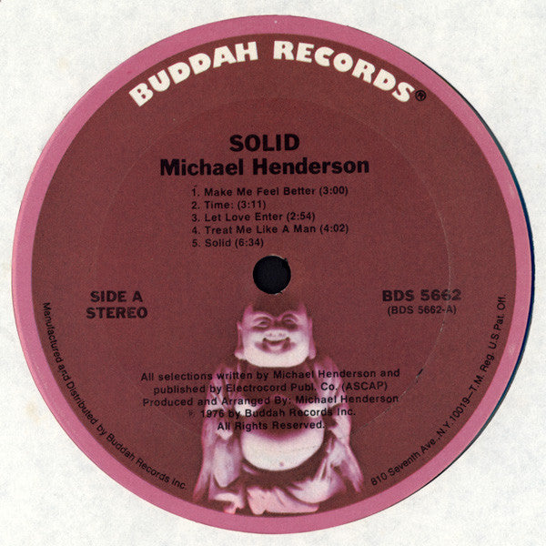 Michael Henderson : Solid (LP,Album,Stereo)