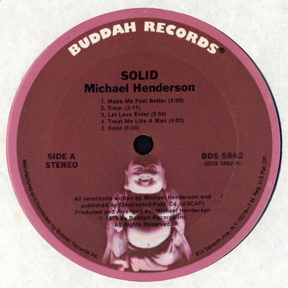 Michael Henderson : Solid (LP,Album,Stereo)
