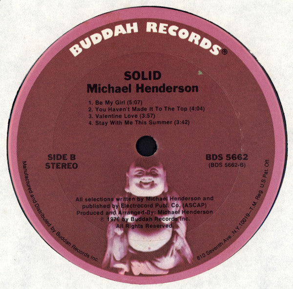 Michael Henderson : Solid (LP,Album,Stereo)