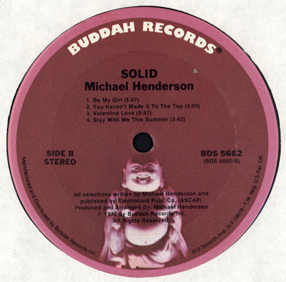Michael Henderson : Solid (LP,Album,Stereo)