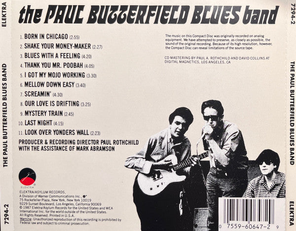The Paul Butterfield Blues Band : The Paul Butterfield Blues Band (Album,Reissue)
