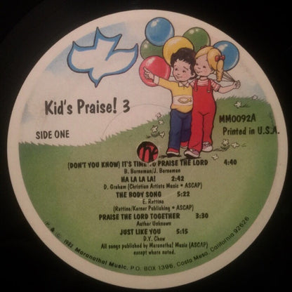 Kid's Praise! : Kid's Praise! 3 Funtastic Family (LP,Album)