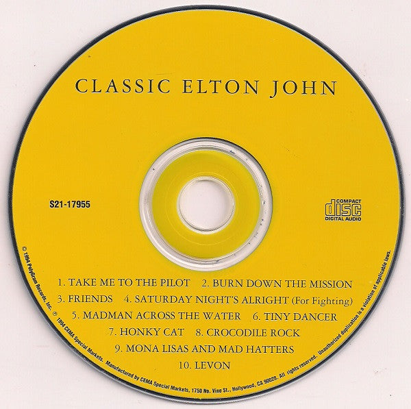 Elton John : Classic Elton John (Compilation)