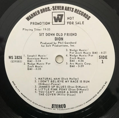 Dion (3) : Sit Down Old Friend (LP,Album,Promo)