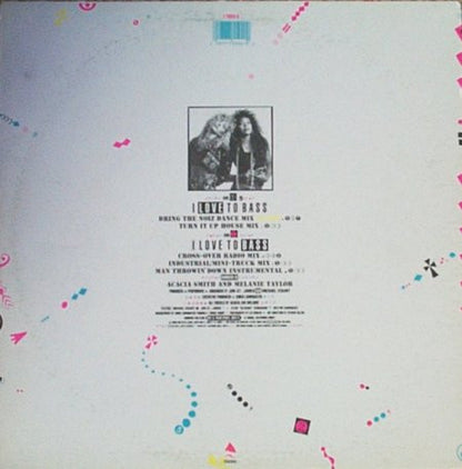 Bardeux : I Love To Bass (12",33 ⅓ RPM)