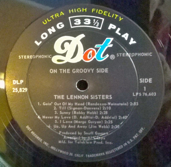 Lennon Sisters, The : On The Groovy Side (LP,Stereo,Album)