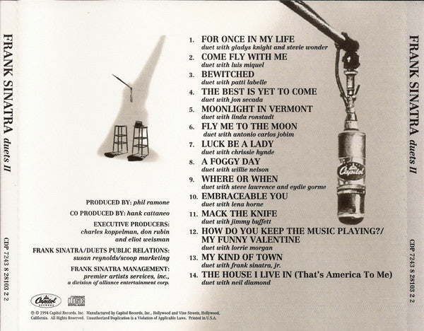 Frank Sinatra : Duets II (Album)