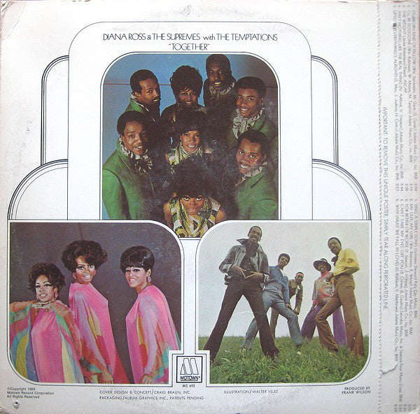 Diana Ross & Supremes, The With Temptations, The : Together (LP,Album)