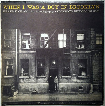 Israel Kaplan : When I Was A Boy In Brooklyn - An Autobiography (LP)