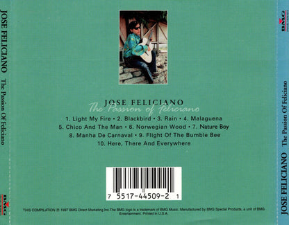 José Feliciano : The Passion Of Feliciano (Compilation,Club Edition)