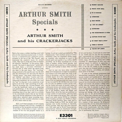 Arthur Smith And His Cracker-Jacks : Arthur Smith Specials (LP)