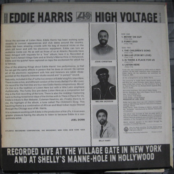 Eddie Harris : High Voltage (LP,Album)