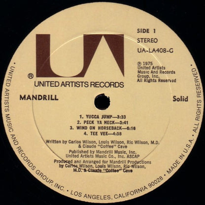Mandrill : Solid (LP,Album)