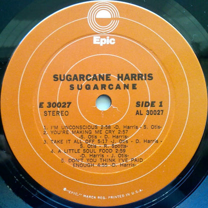 Don "Sugarcane" Harris : Sugarcane (LP,Album,Repress,Stereo)