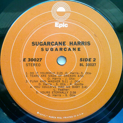 Don "Sugarcane" Harris : Sugarcane (LP,Album,Repress,Stereo)